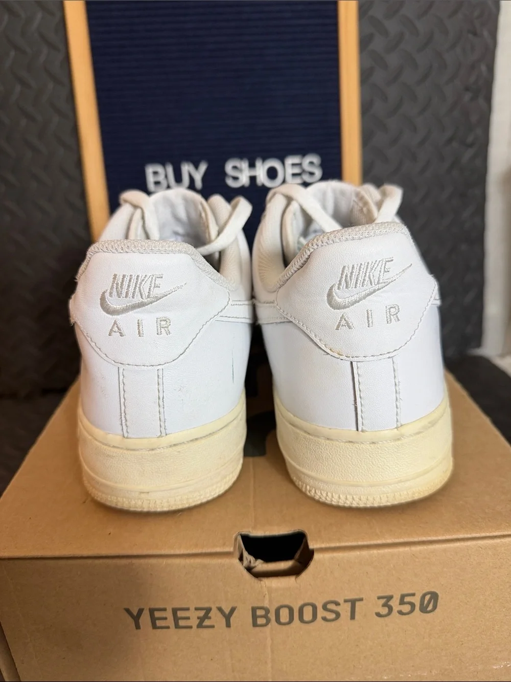 Nike AF1 Air Force 1 Triple White Mens Size 10.5 CW2288-111 Shoes Sneakers